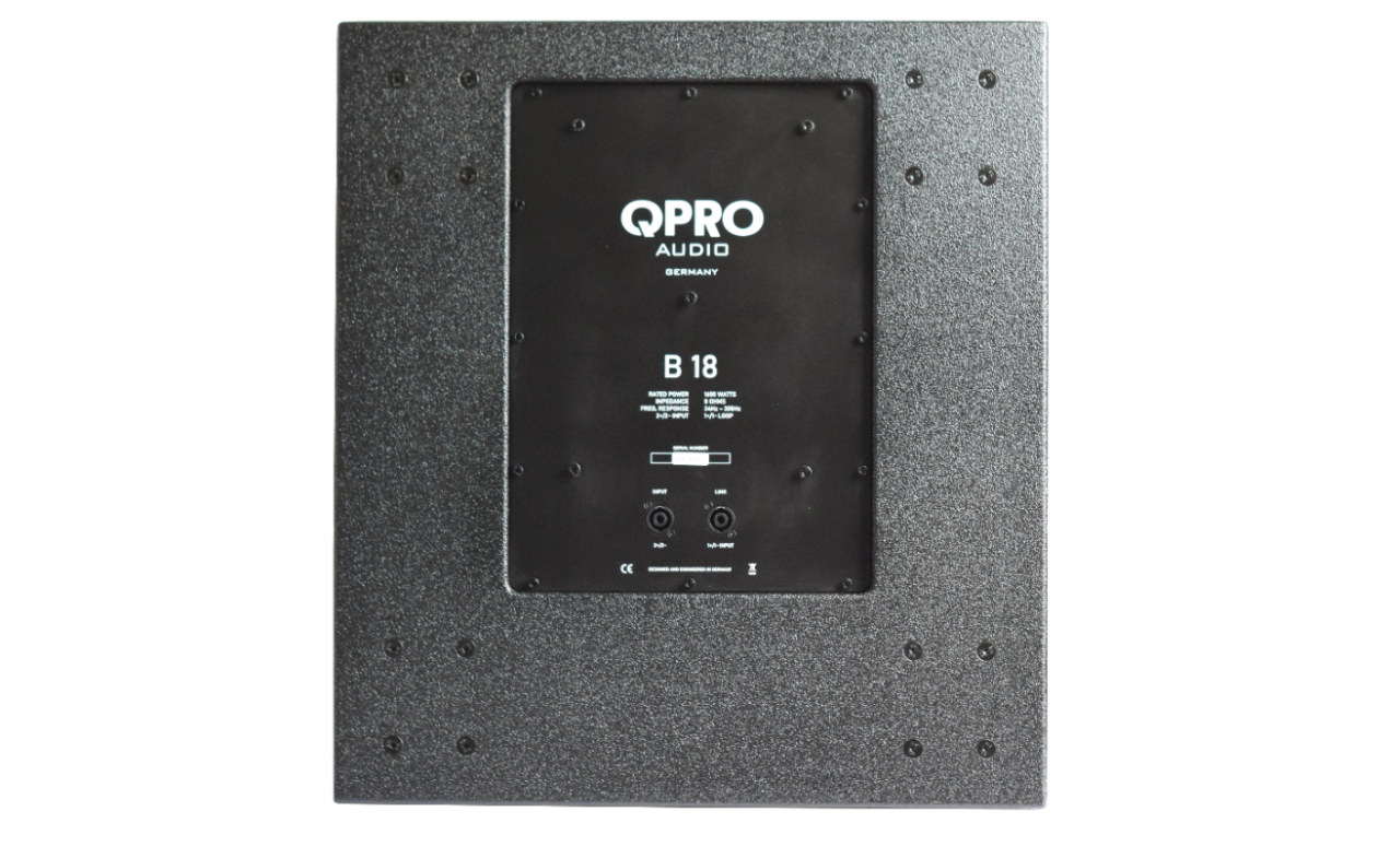 QPRO AUDIO B 18 sub 1600W @ 8 Ohm