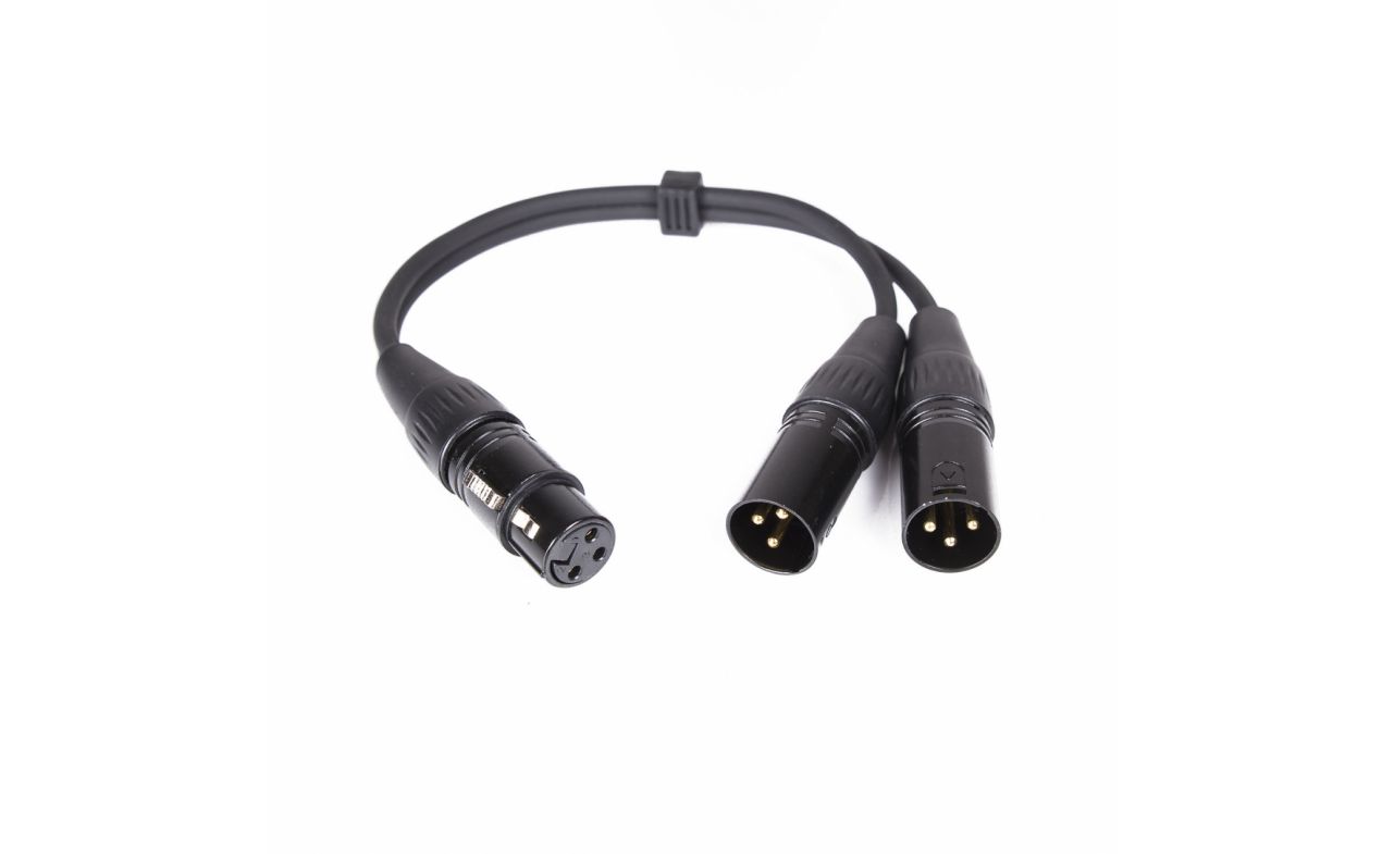 MA CY099 Y-kabel,  2x MXLR + 1x FXLR
