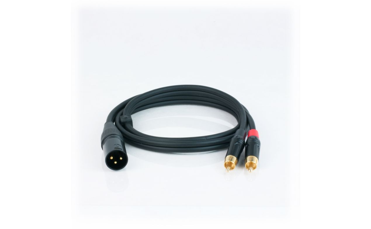 MA RCA391/1 audio kabel 2xRCA muški + 1 muški XLR / 1m