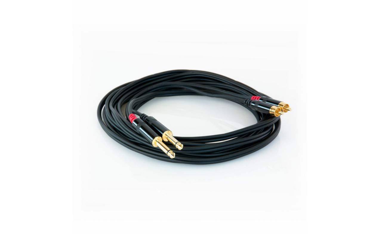 MA RCA630/5 audio kabel 2xRCA muški + 2 mono Jack 6.3mm /5m