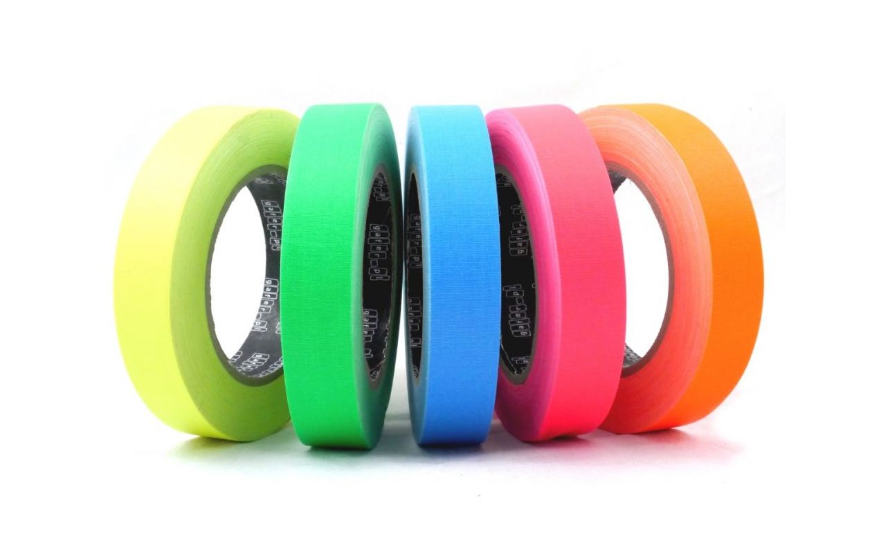 gafer.pl pro fluorescent tape 24mm x 25m - plava