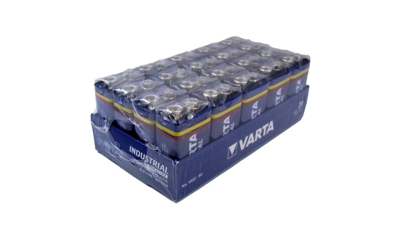 Varta industrial 9V  baterije 20 kom