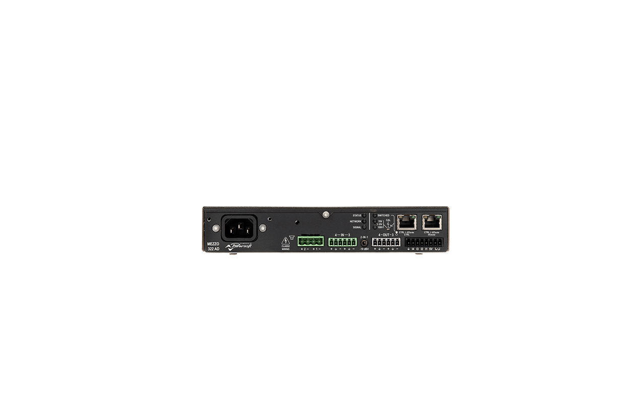 Powersoft MEZZO 322 AD 320W 2CH pojačalo DSP+DANTE